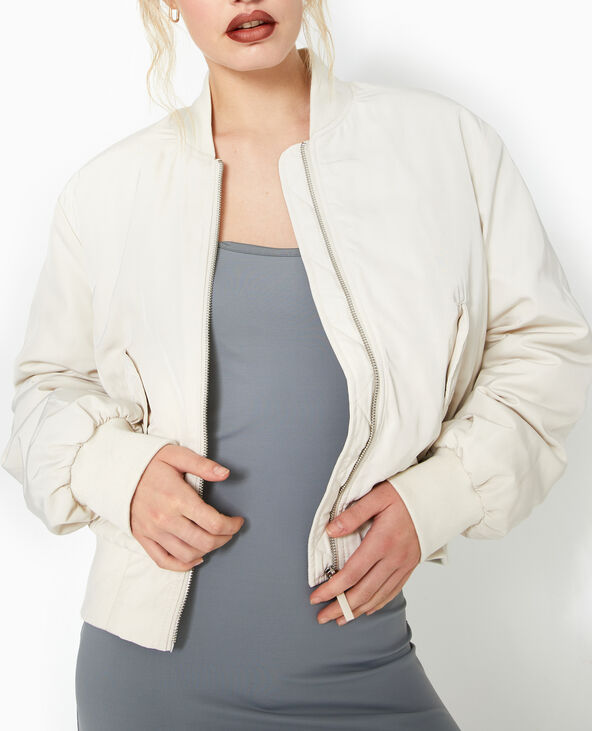 Blouson bomber blanc - Pimkie