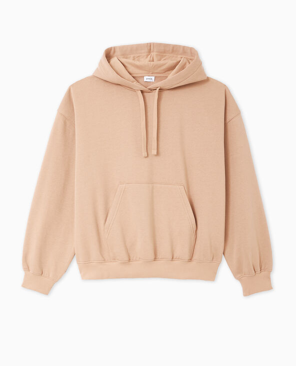 Sweat capuche avec poche devant taupe - Pimkie