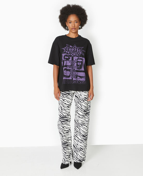 T-shirt oversize avec print OLIVIA RODRIGO noir - Pimkie