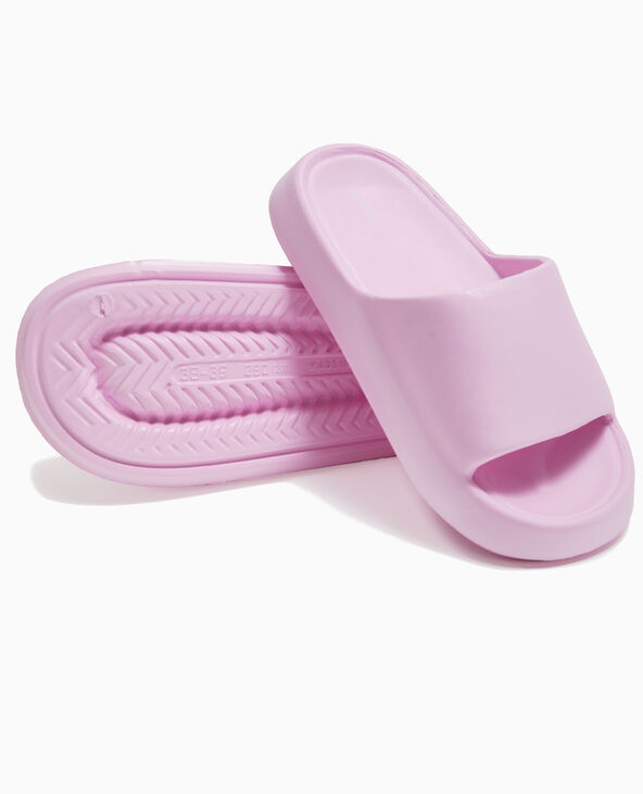 Mules monobloc ultra légères Rose poudré - Pimkie