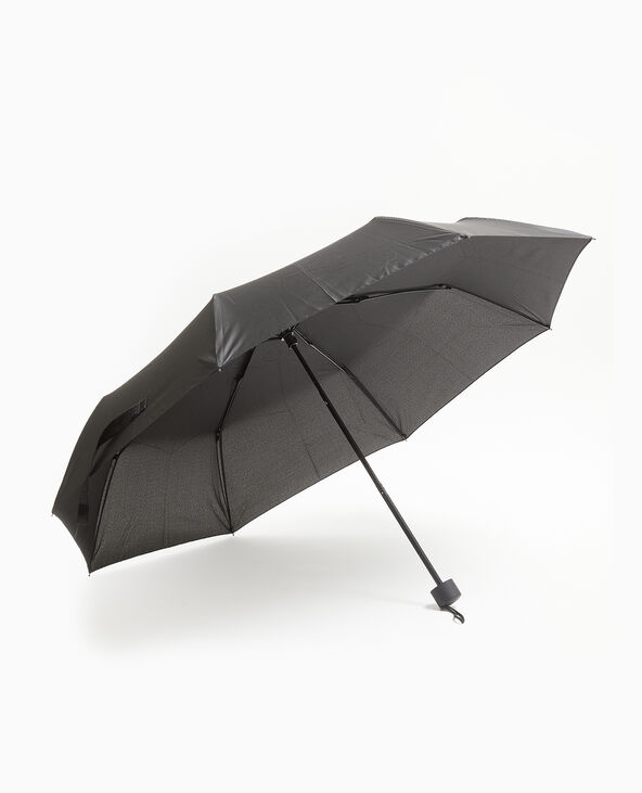 Parapluie rétractable avec housse noir - Pimkie