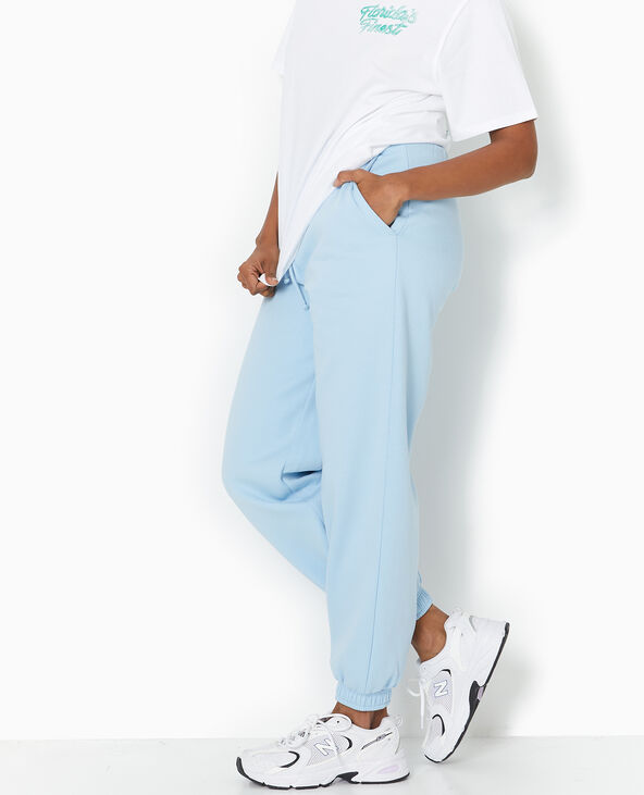 Pantalon de jogging en molleton bleu clair - Pimkie