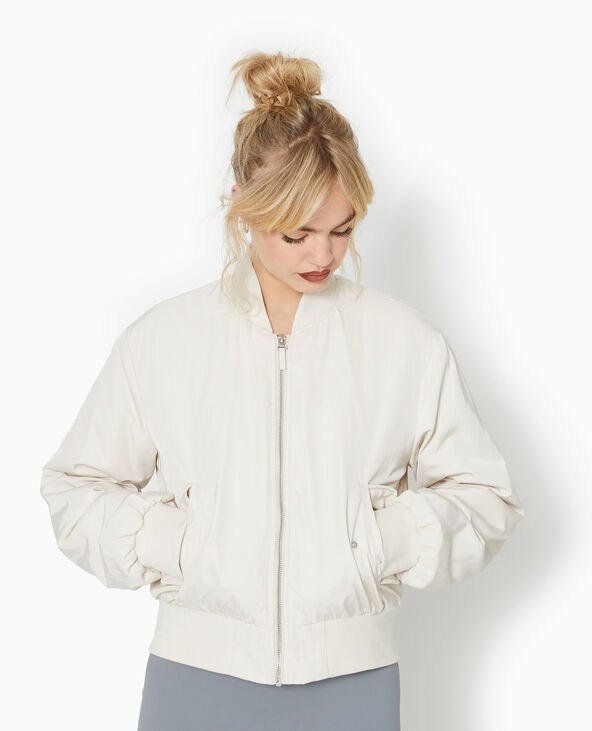 Blouson bomber blanc - Pimkie