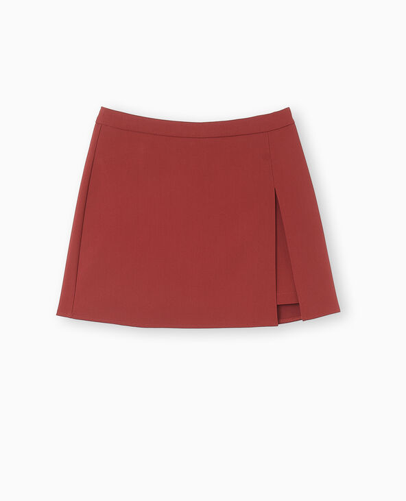 Jupe-short courte bordeaux - Pimkie