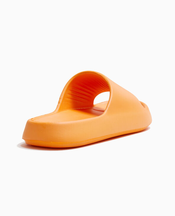 Mules monobloc ultra légères orange - Pimkie