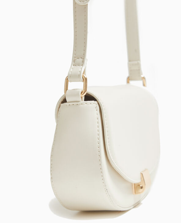 Sac rigide forme allongée blanc - Pimkie