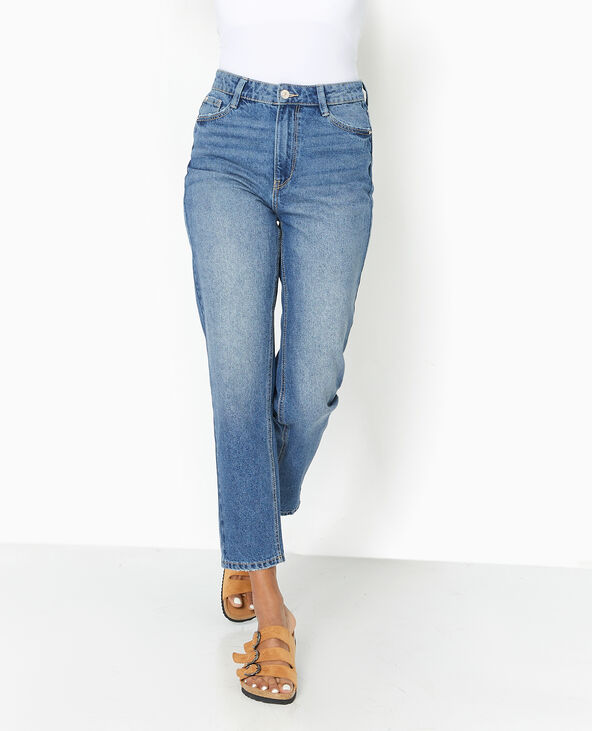 Jean mom taille haute bleu - Pimkie