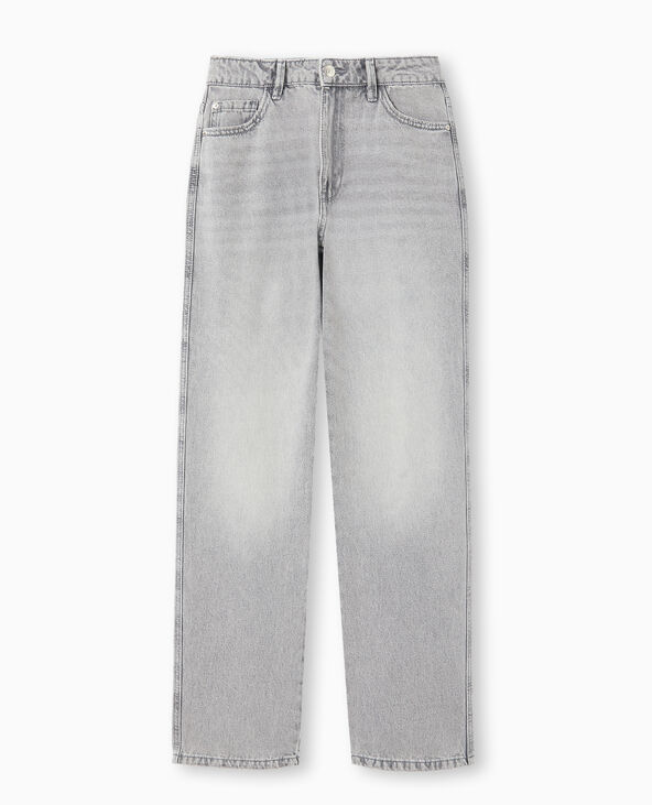 Jean droit taille regular gris clair - Pimkie