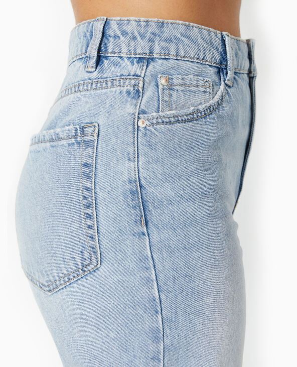 Jean mom taille haute bleu - Pimkie