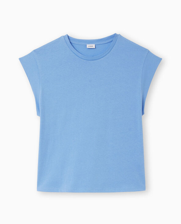 T-shirt oversize sans manches bleu - Pimkie