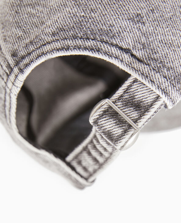 Casquette en jean délavé noir - Pimkie