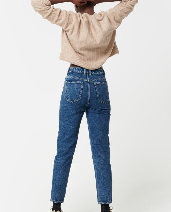 Jeans Mom Taille Haute - Bleu Moyen