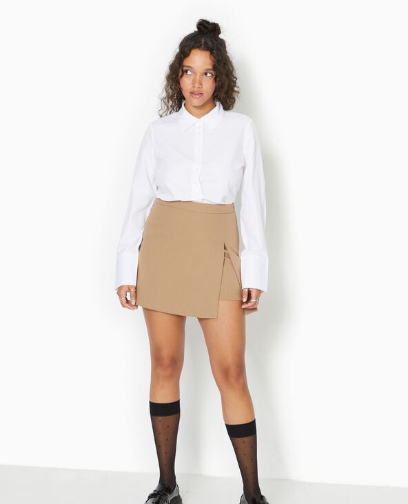 Chemise cintrée manches longues blanc - Pimkie