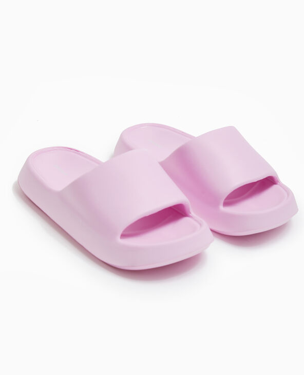 Mules monobloc ultra légères Rose poudré - Pimkie