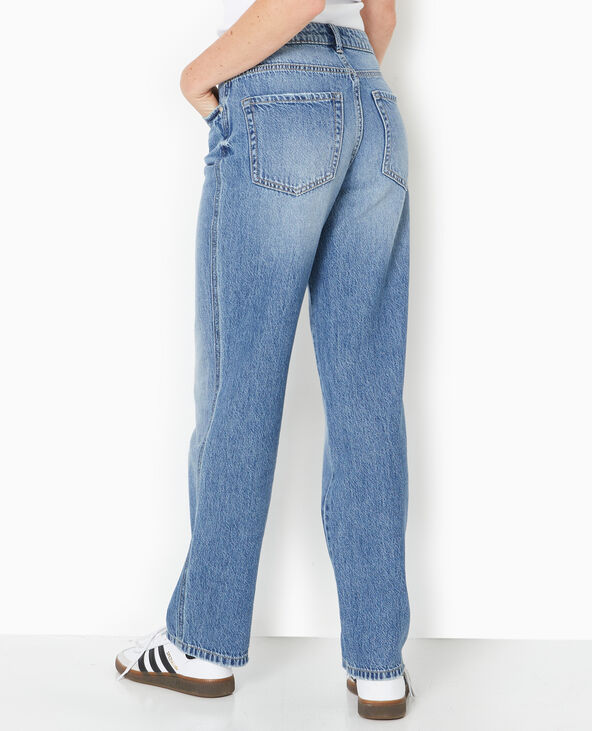 Jean droit taille regular bleu - Pimkie