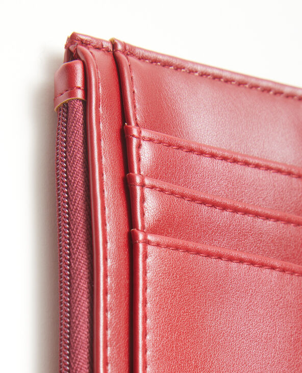 Porte-cartes en simili cuir rouge - Pimkie