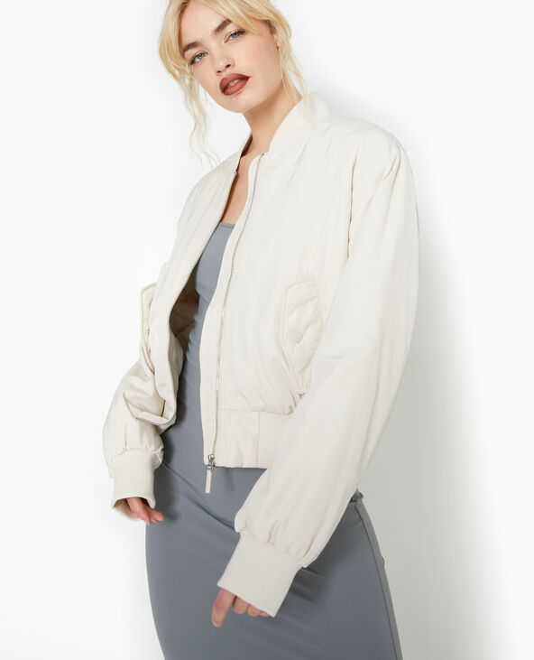 Blouson bomber blanc - Pimkie