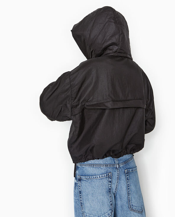 Blouson léger avec capuche noir - Pimkie