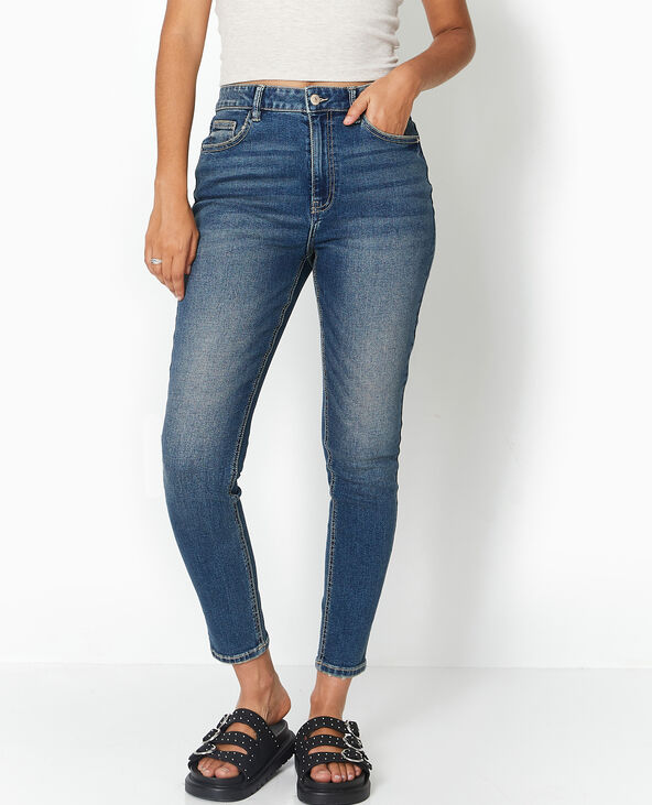 Jean skinny taille haute bleu - Pimkie