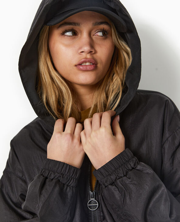 Blouson léger avec capuche noir - Pimkie