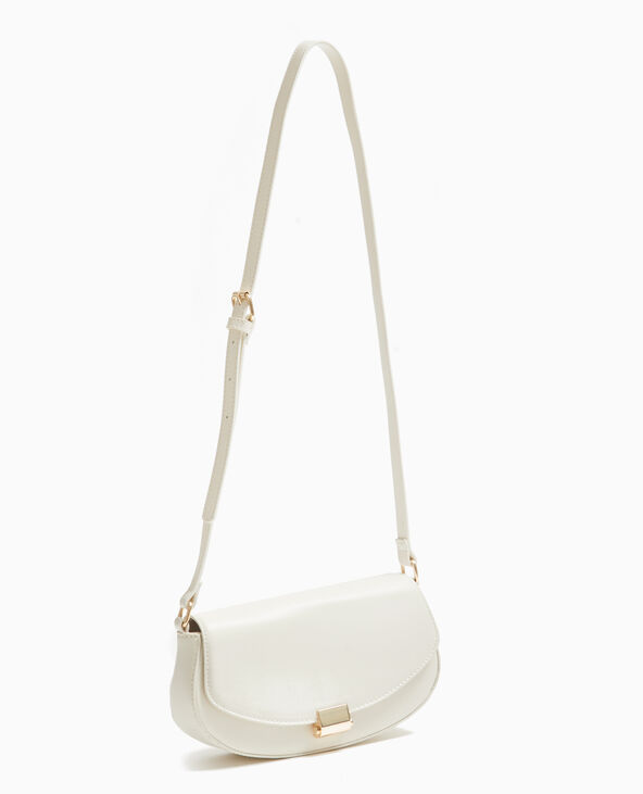 Sac rigide forme allongée blanc - Pimkie