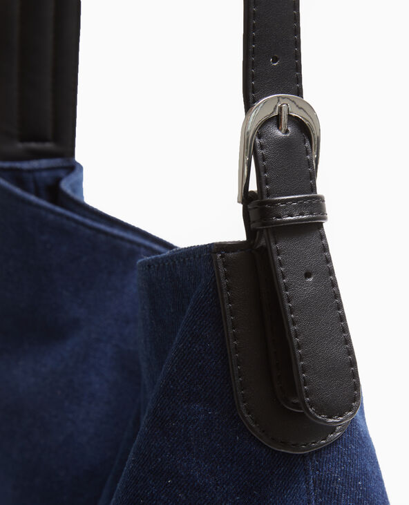 Grand sac en jean XXL avec bandoulière ceinture bleu - Pimkie