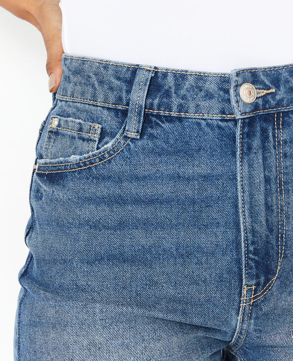 Jean mom taille haute bleu - Pimkie