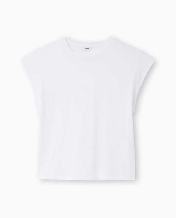 T-shirt oversize sans manches blanc - Pimkie