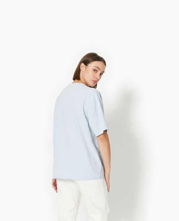 T-shirt oversize avec print bleu - Pimkie