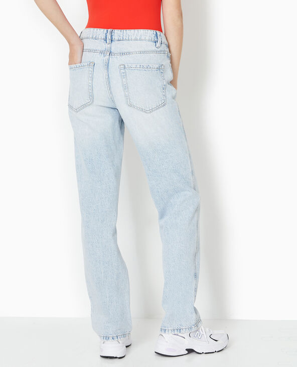 Jean droit taille regular bleu clair - Pimkie