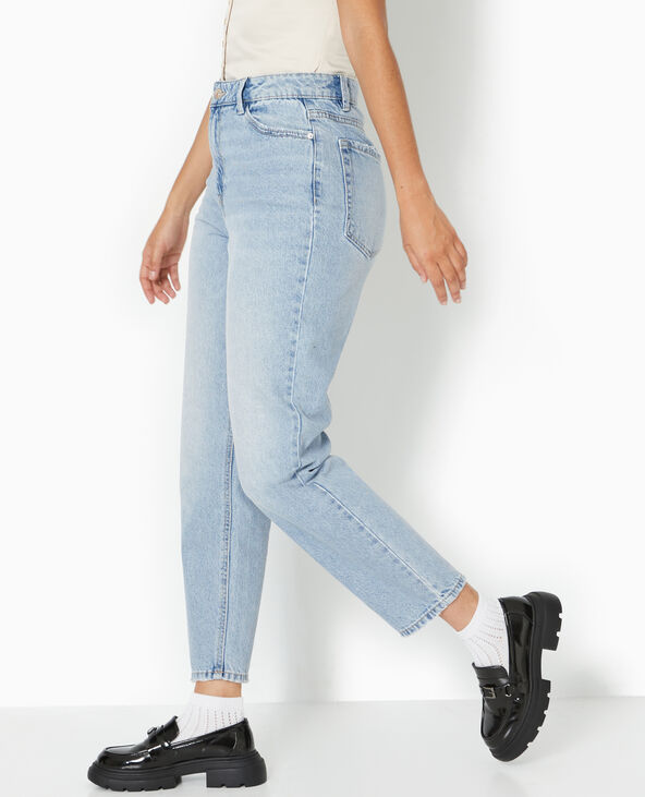 Jean mom taille haute bleu - Pimkie