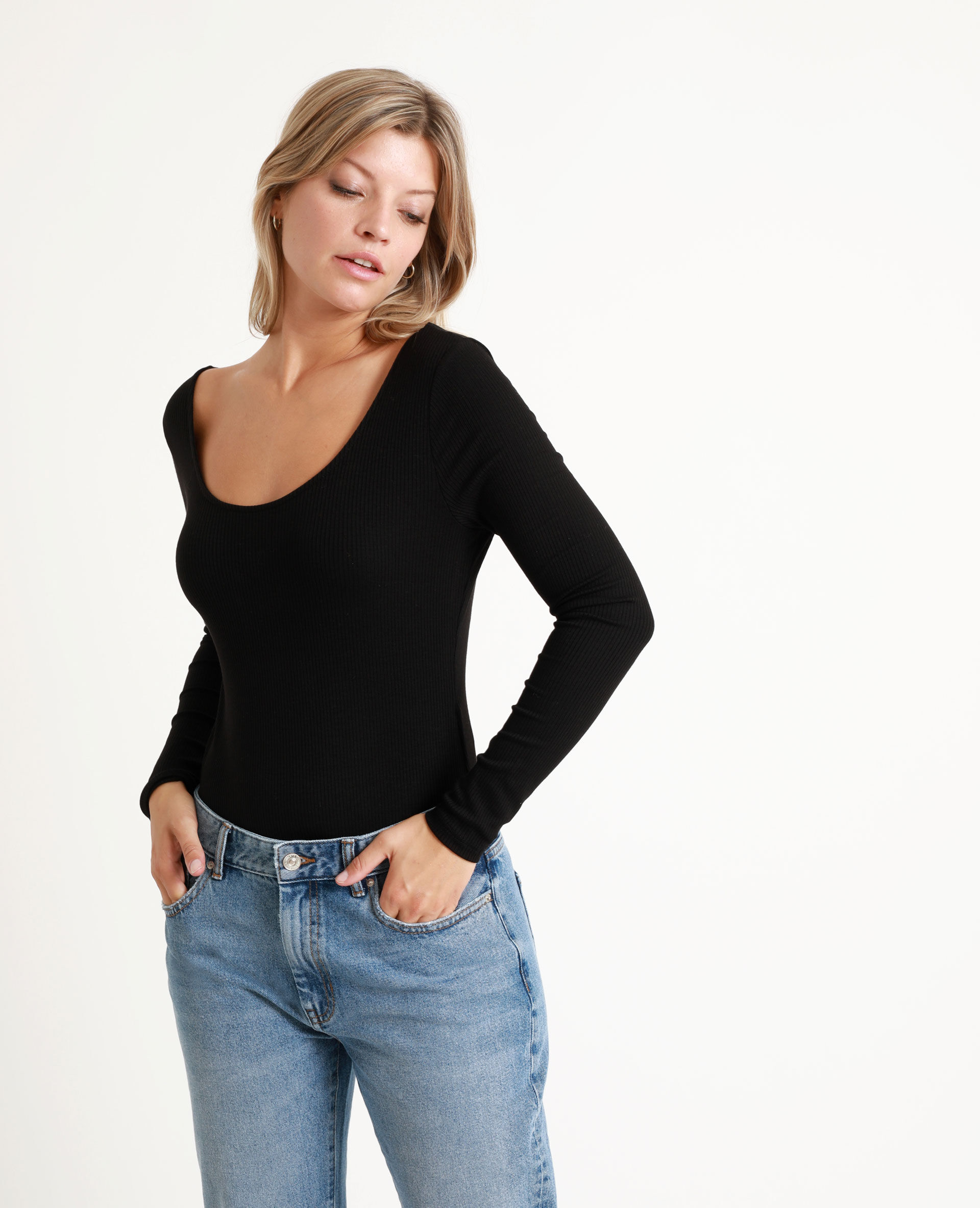 body manches longues femme