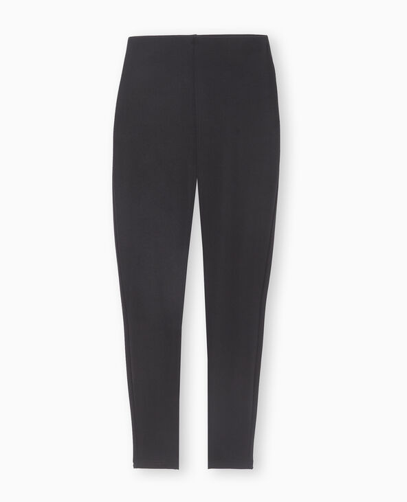 Legging en maille extensible noir - Pimkie