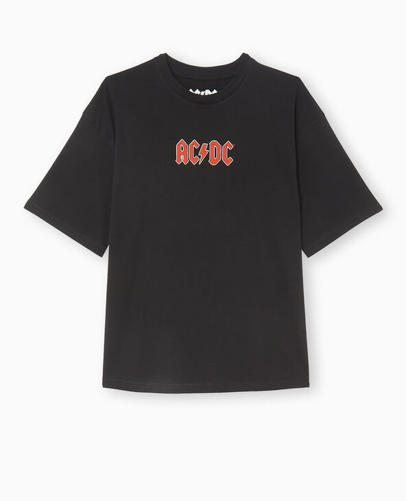 T-shirt oversize avec print ACDC noir - Pimkie