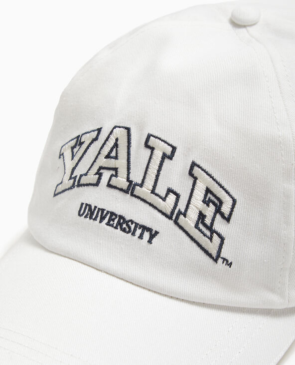 Casquette avec broderie YALE blanc - Pimkie