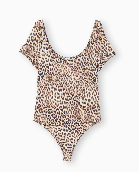 Body avec encolure danseuse camel - Pimkie