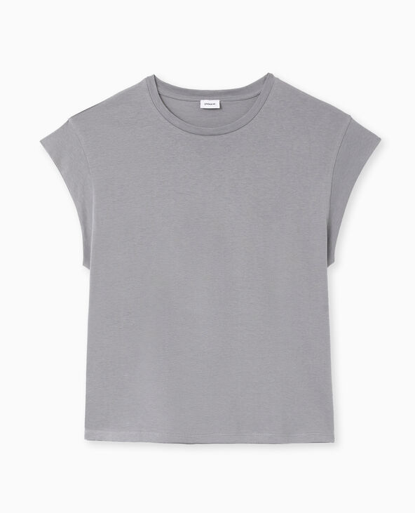 T-shirt oversize sans manches gris - Pimkie