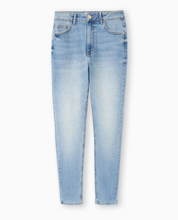 Jean skinny taille haute bleu - Pimkie