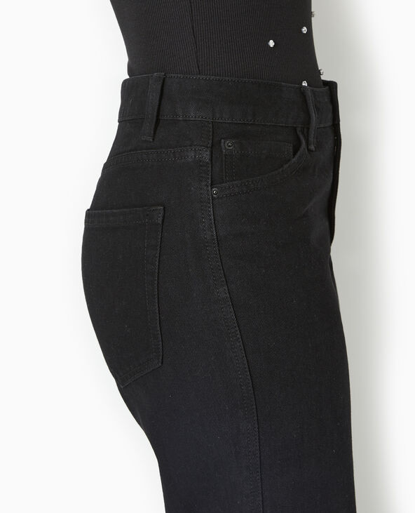 Jean droit taille regular noir - Pimkie