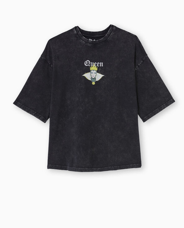 T-shirt oversize QUEEN de Blanche Neige gris - Pimkie