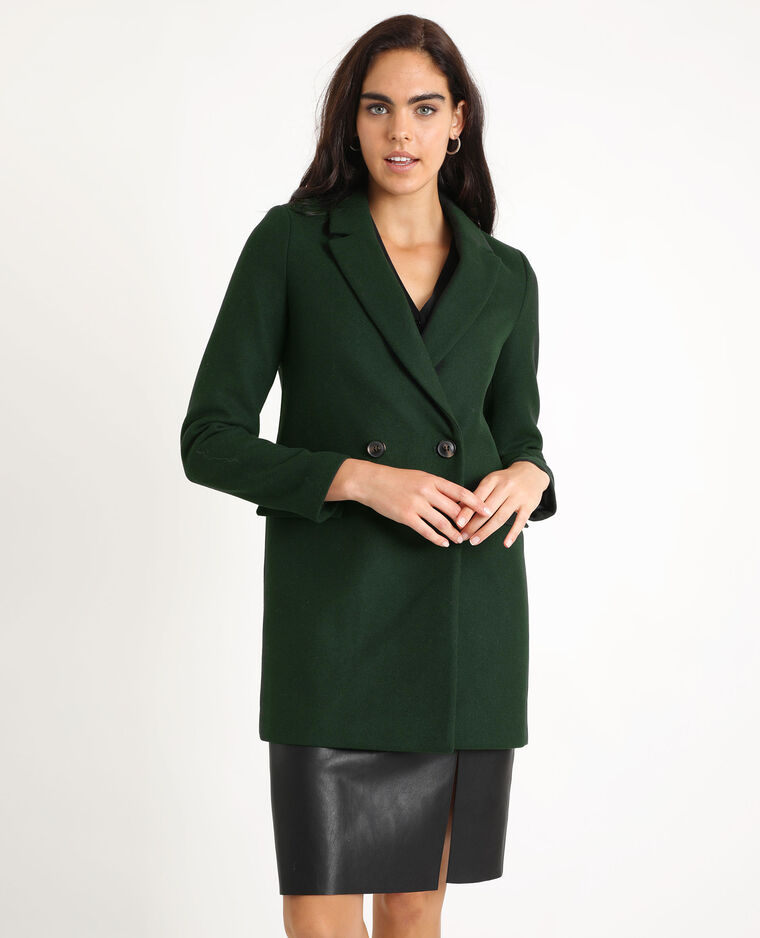 manteau femme vert sapin