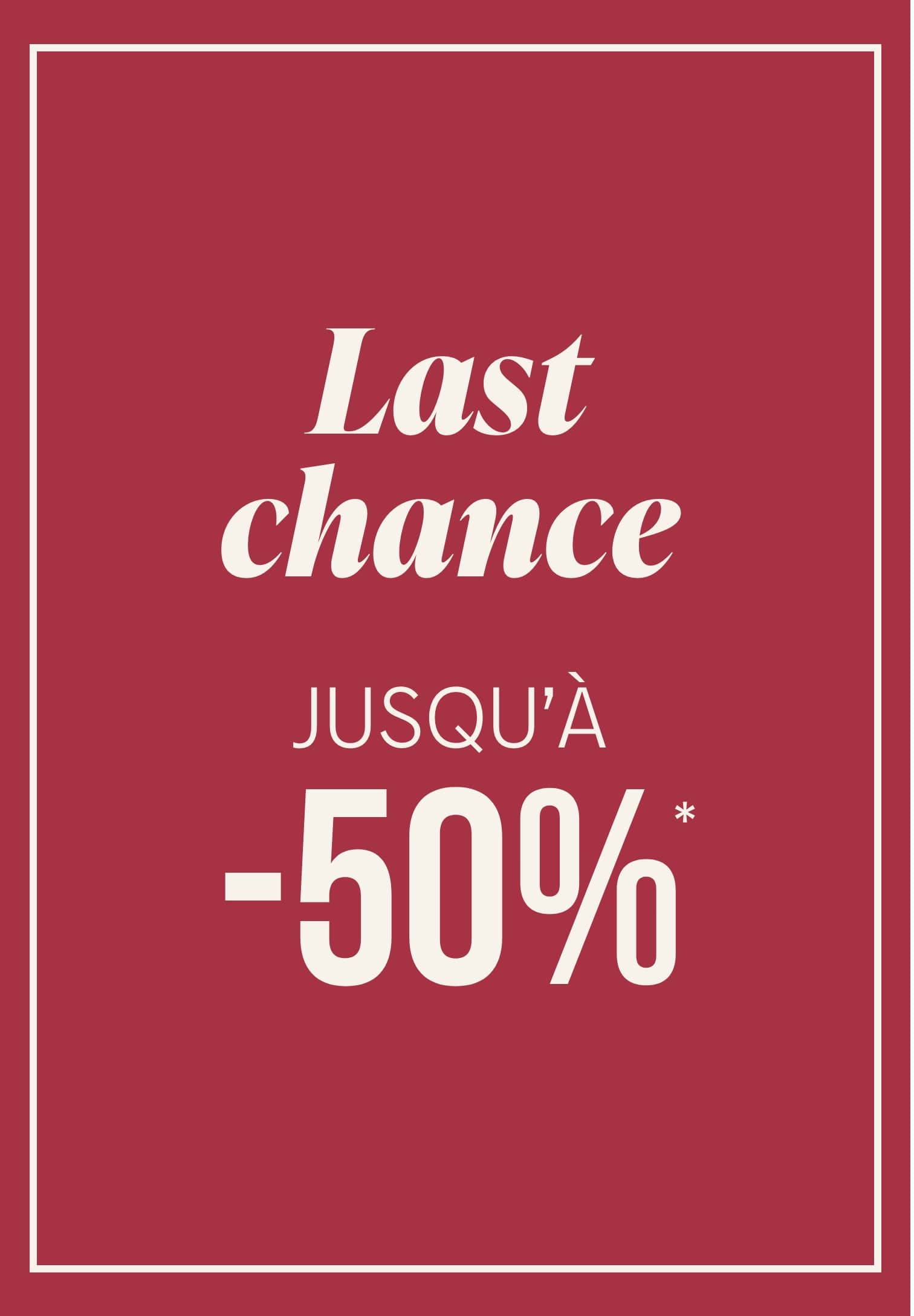 Last chance - Pimkie 