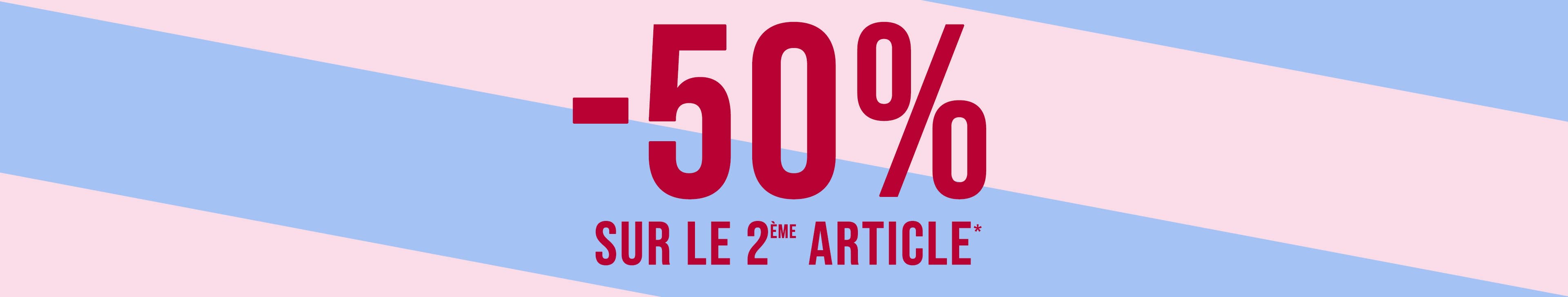 -50% sur le 2e article acheté - Pimkie