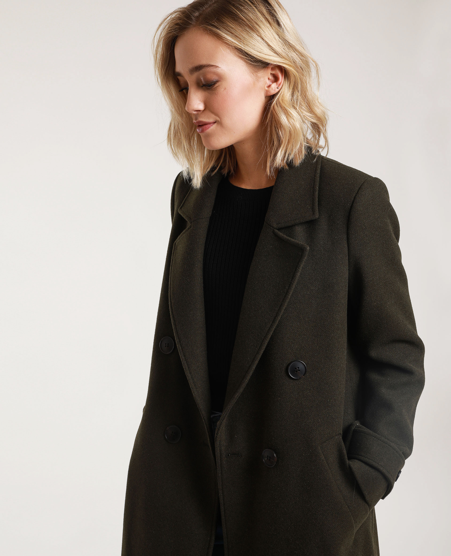 manteau lainé