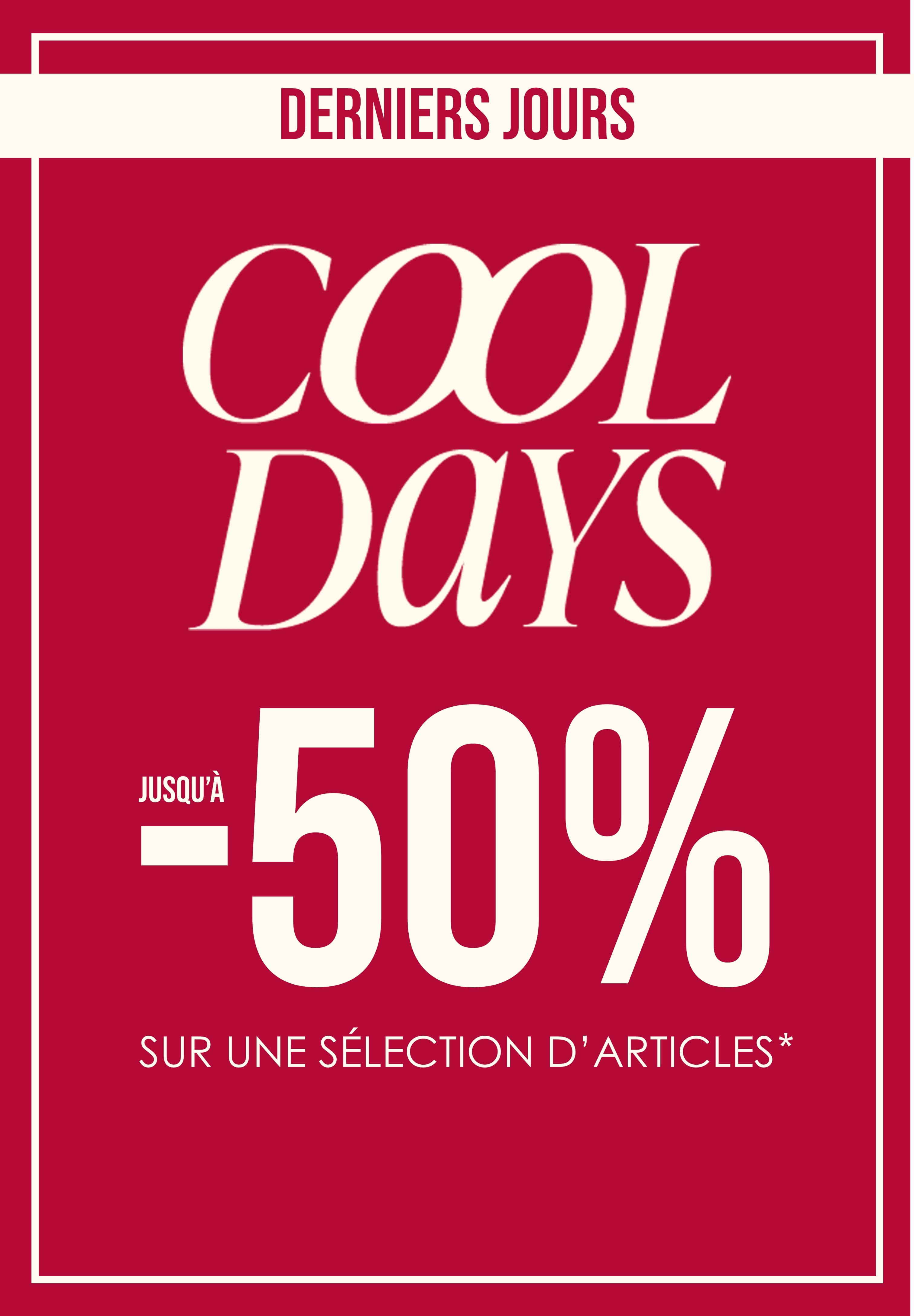 Cool days derniers jours - Pimkie